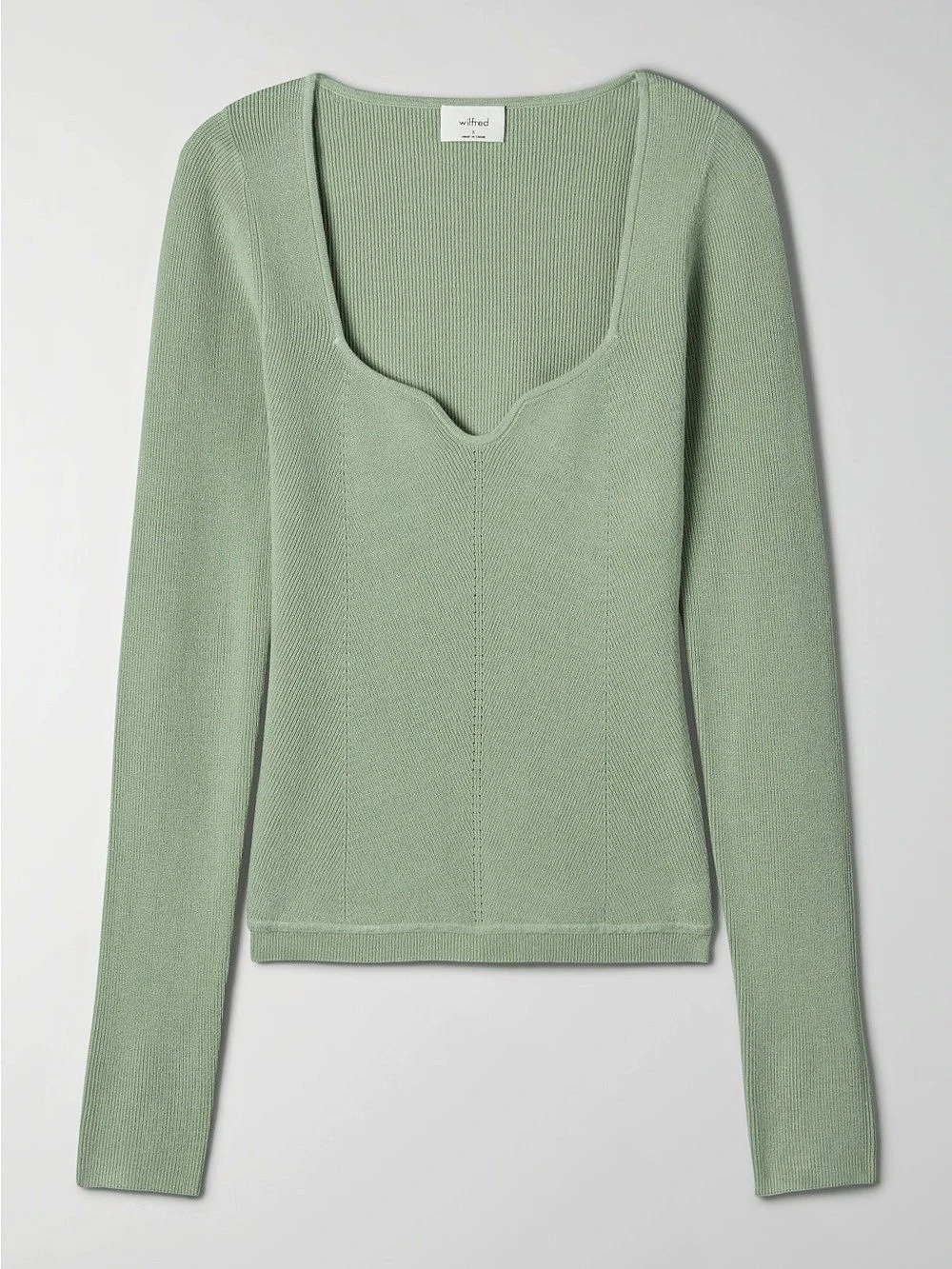 Wilfred Tuscany Sweater Scoop Neck in Green Size Medium